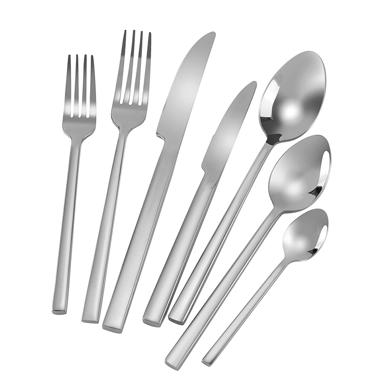 Mirror Polish Restaurant Wedding Flatware Stainless Steel Silverware Set Featured Image
