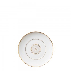 Gold rimmed ceramic salad plate wedding bone china charger plates