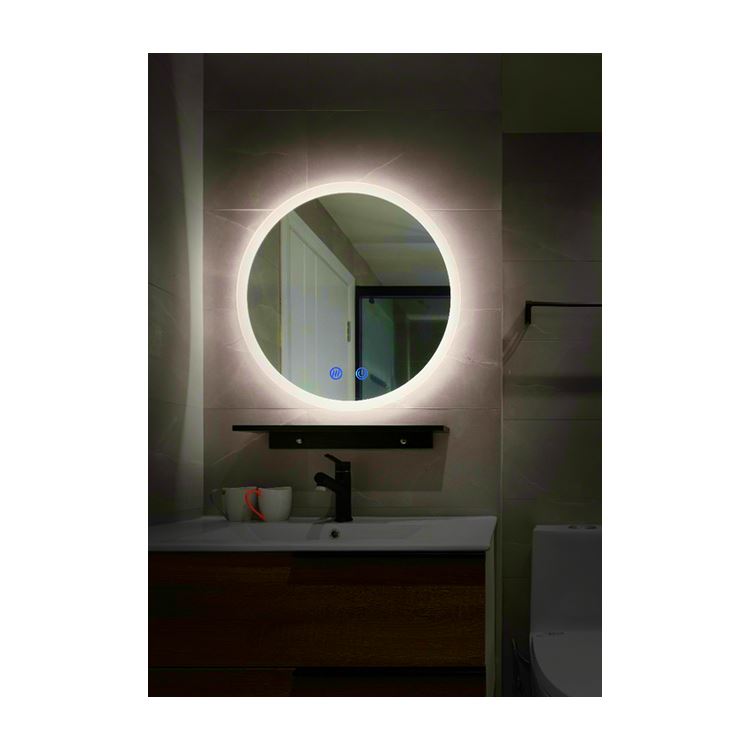 Famous Wholesale Small Car Mirror With Led Light Manufacturers Suppliers –  DEBIEN Cheap with  with shelf light cabinet for bathroom sliding cabinets modern border bathroom mirror  – D...