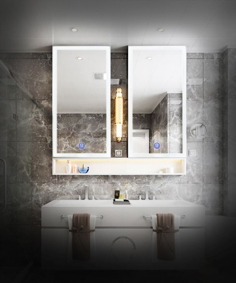 led bathroom Promotion led cabinets smart bathroom mirrors