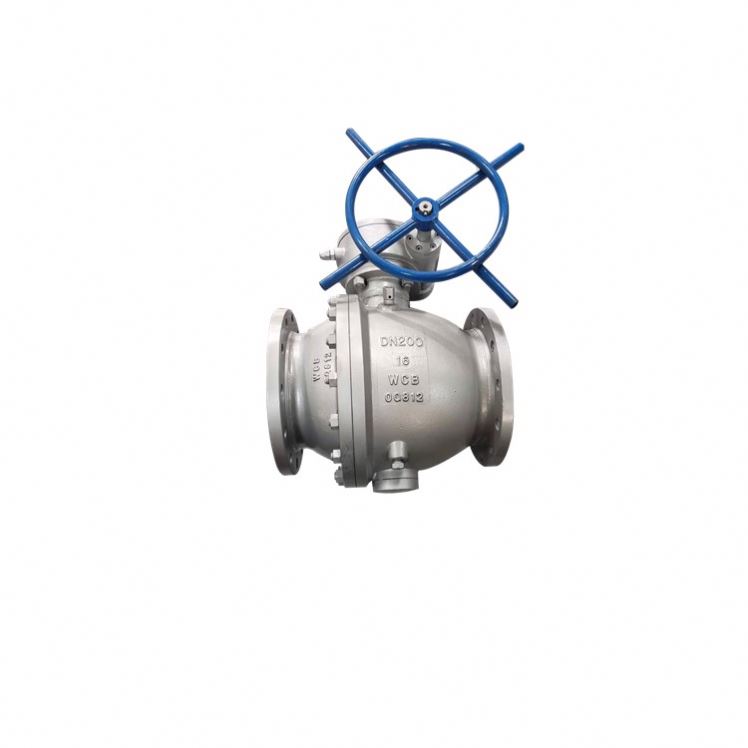 Electro-pneumatic WCB DN50-DN500 flanged ball valve