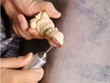 1 Inch Bristle Disk Brush Polishing Sanding Buddha Statue