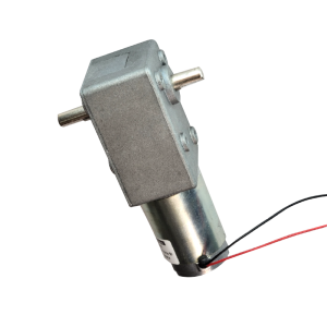 12V 24V DC worm gear motor with 50 reduction ratio for industrial automation and intelligent device