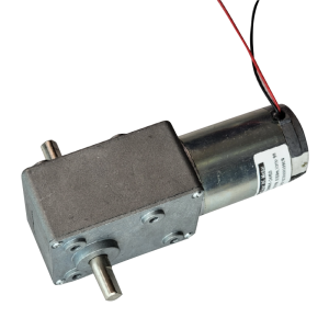 12V 24V DC worm gear motor with 50 reduction ratio for industrial automation and intelligent device