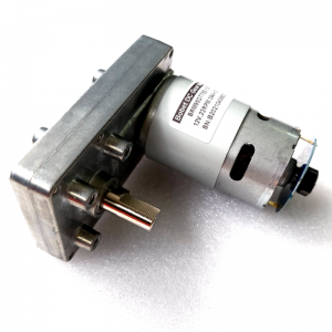 Reversible Brush DC gear motor with 6v 12v 24v for automatic TV rack and money counter