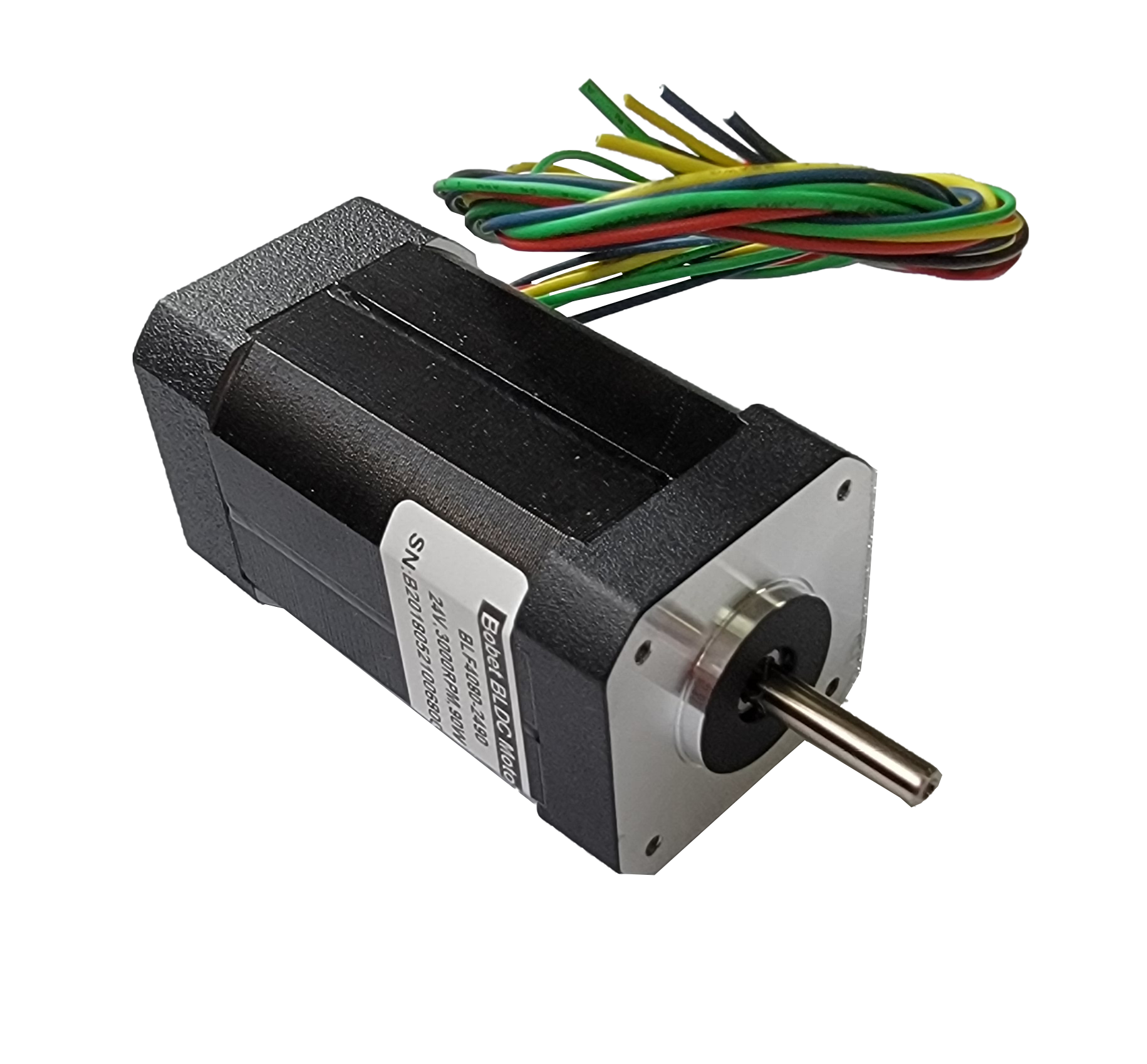 Two-Stage Gear Motor factory –  Shenzhen factory BLDC 24v 77.5w motor with 4000rpm rated speed and 1850g.cm rated torque – Bobet