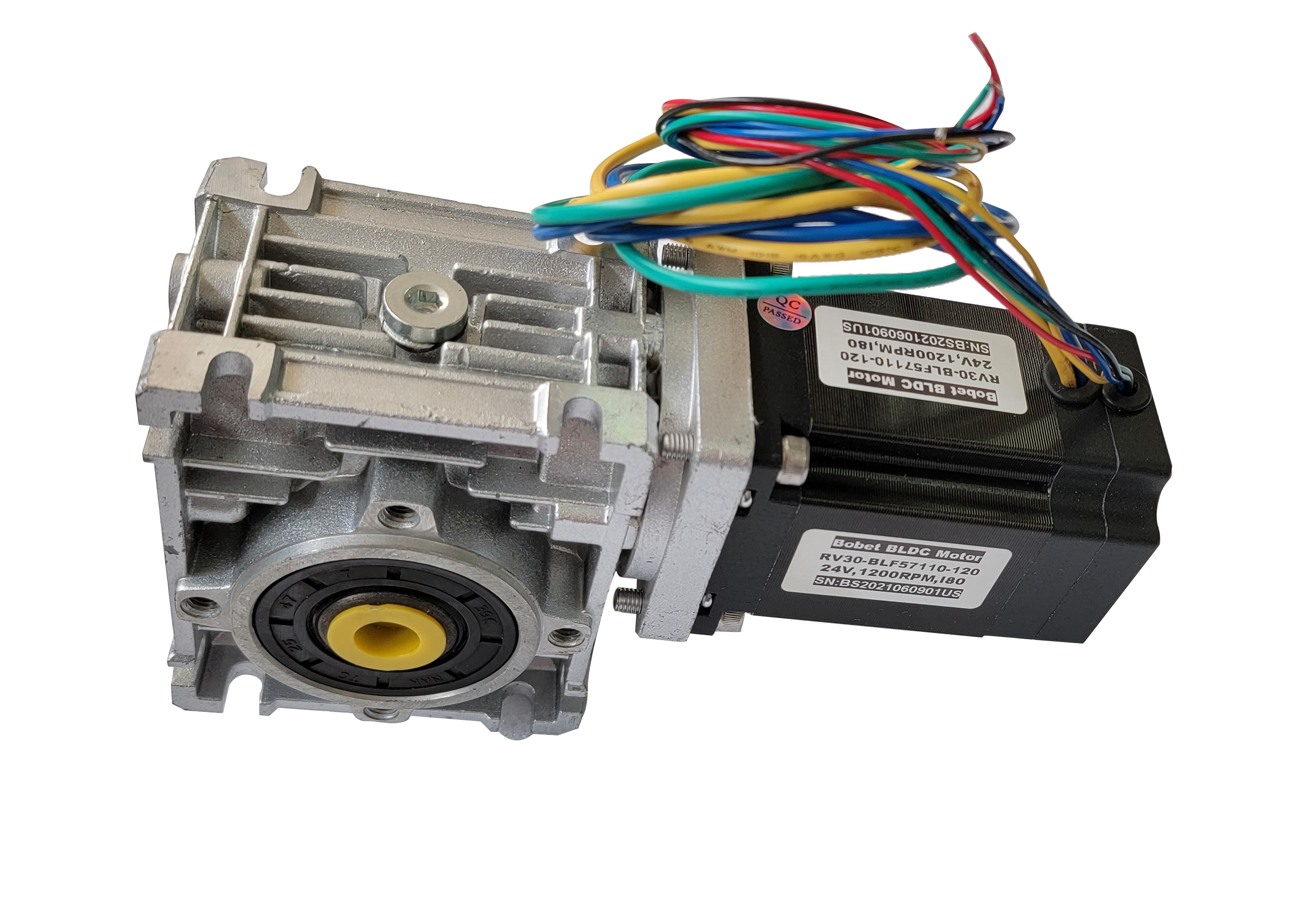 wholesale Cnc Spindle Motor –  57mm worm gear brushless DC motor with high performance – Bobet