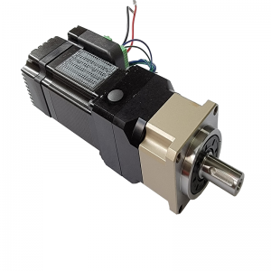 BS57L76IE all in one integrated driver nema 23 closed loop stepper motor with RAB60 series Precision Gear