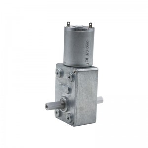 W22D370 High speed DC brushless/brush motor with strong metal worm gear
