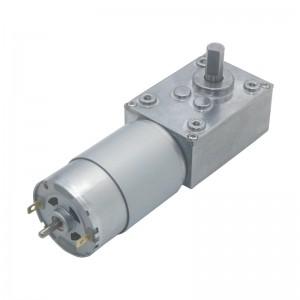 12V 18W high speed dc brushed worm motors with profitable wholesale price and speed regulation encoder