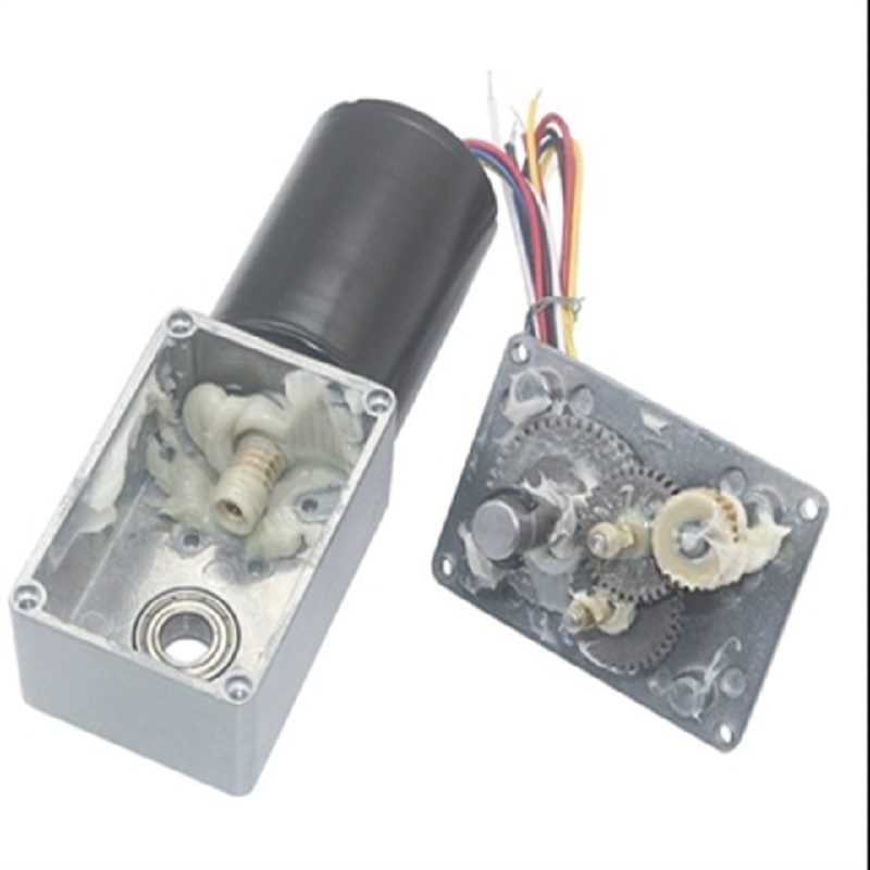 wholesale Dc Motor 24v –  12V 14W dc brushless motor with worm gear box for Service Robot and Industrial devices – Bobet