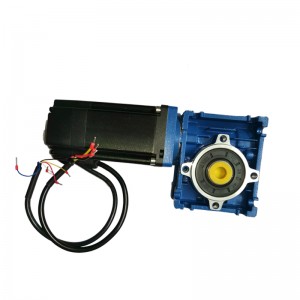 OEM/ODM Factory Flat Motor Vibration - 150w brushless dc motor 50rpm 20Nm with 40:1 worm gear reducer gearbox – Bobet