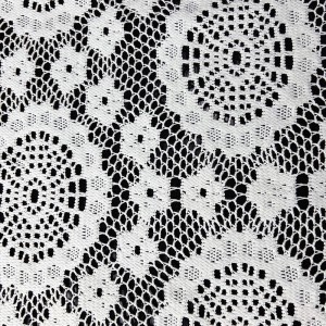 Poly cotton “Chemical Embroidery” looking LACE FOR LADY’S WEAR