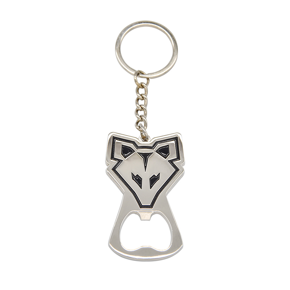 Hot sale Custom Keychain Accessories - Bottle Cap Opener Keychain Custom Metal Openers Key Chain – Deer Gift