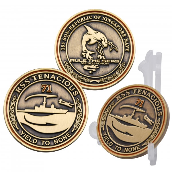 Custom Antique Navy Commemorative Coins