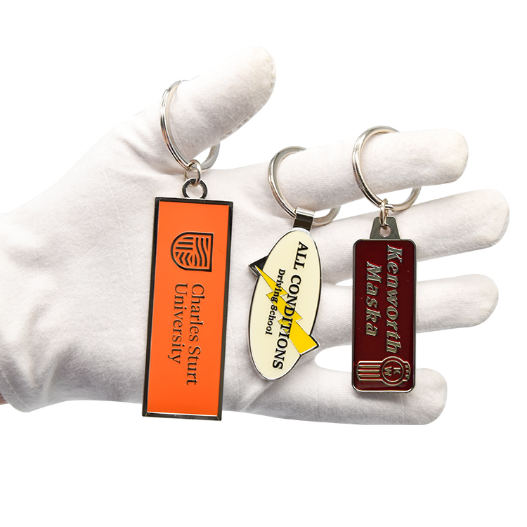 High reputation Sport Keychains - Deergifts Customized Your Own Logo Enamle Fancy Key Ring – Deer Gift