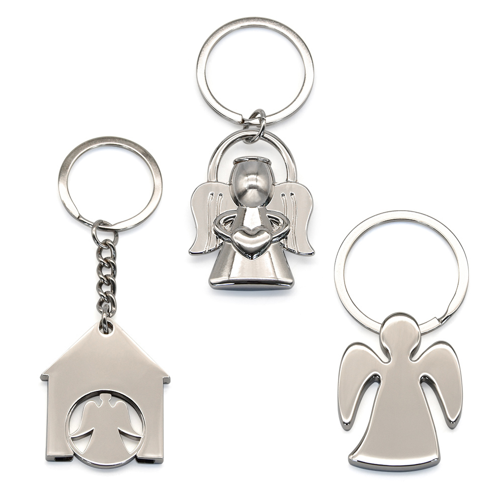 Factory supplied Personalized Picture Keychains - Free Design Hot Sales Cute Angel Cheap Price 3D keychain – Deer Gift