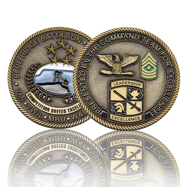 Wholesale Maker Custom Antique Masonic Challenge Military Coin