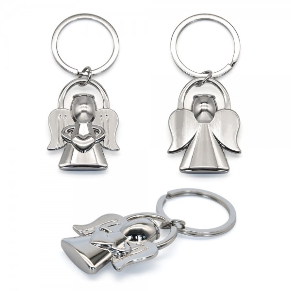 Free Design Hot Sales Cute Angel Cheap Price 3D keychain