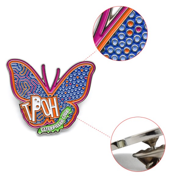Custom Enamel Pin Metal Badge Free Design Soft Enamel Pin Manufacturer