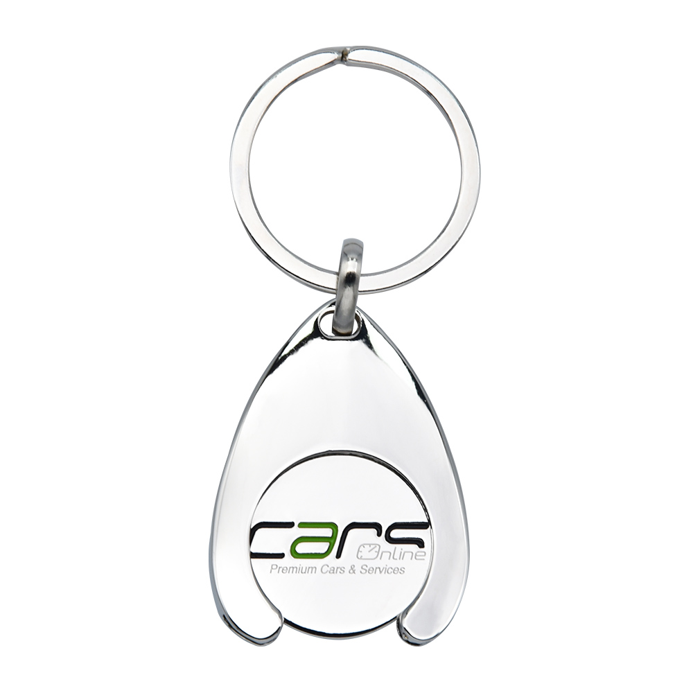OEM Manufacturer Customized Metal Trolley Coin Key Chain Featured Image