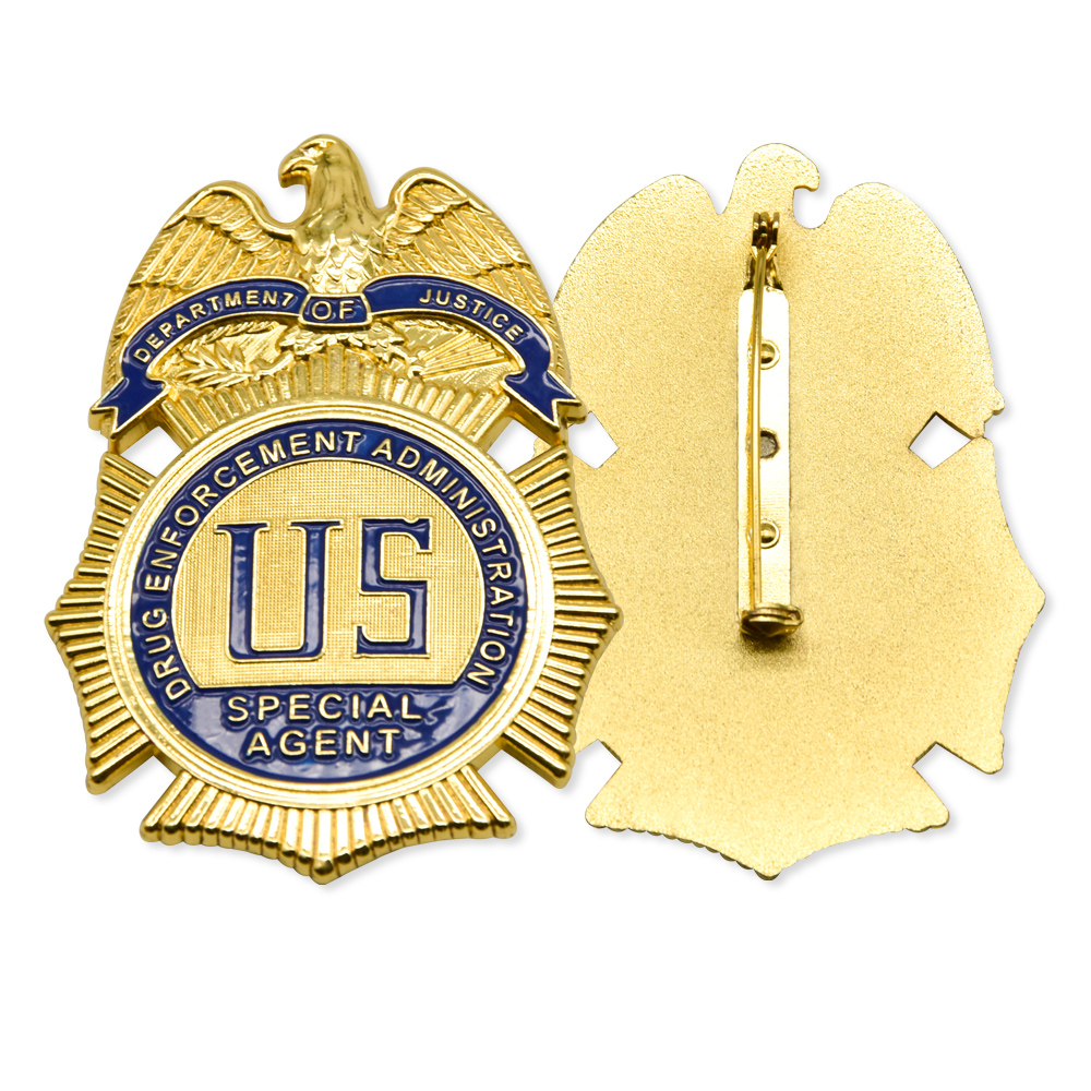 Imitation Gold Policeman Badge 3D Police Badge Featured Image