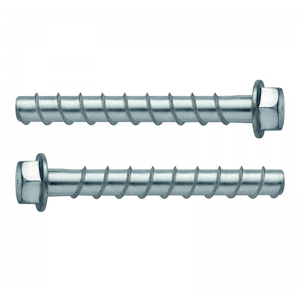 Blue Concrete Self Tapping Undercut Bolt  Hex Head Screws, Under Cutting End, Zinc Plated, More Stronger For Concrete, Grade Can Be 4.8/5.8/6.8/8.8/10.9/12.9 Etc.