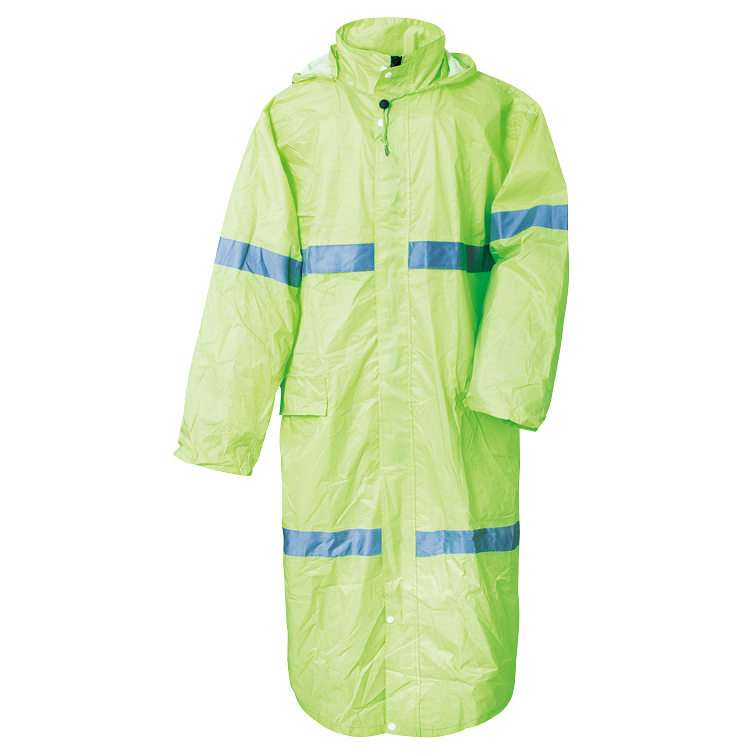 Factory supplied Rain Wear - SAFETY RAIN COAT  – Dellee