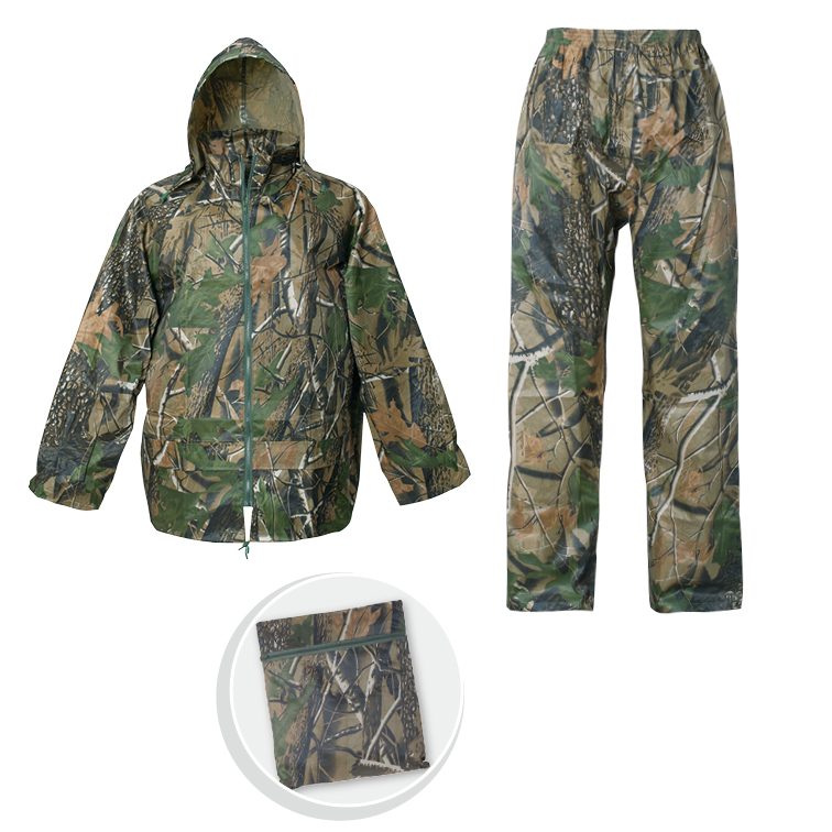 China CAMO RAIN SUIT Manufacturer and Supplier | Dellee