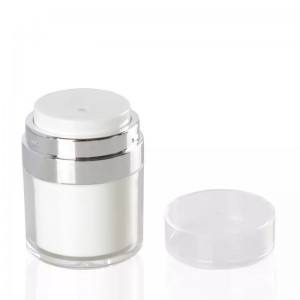 OEM Airless Pump Cosmetic Jars Factories - Double Vacuum Moisturizer Vacuum Packaging Airless Pump Cream Jar – DELLTY