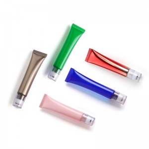 China Cheap price Electroplating Hand Cream Plastic Tube - Plastic Roll On Eye Cream Tube With Stainless Steel Ball – DELLTY