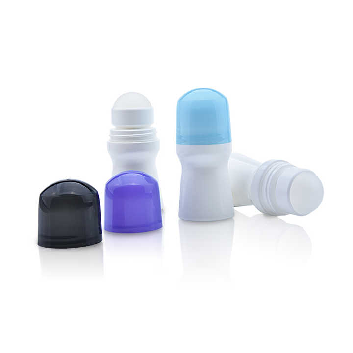 Wholesale empty colorful deodorant plastic roll on bottle containers