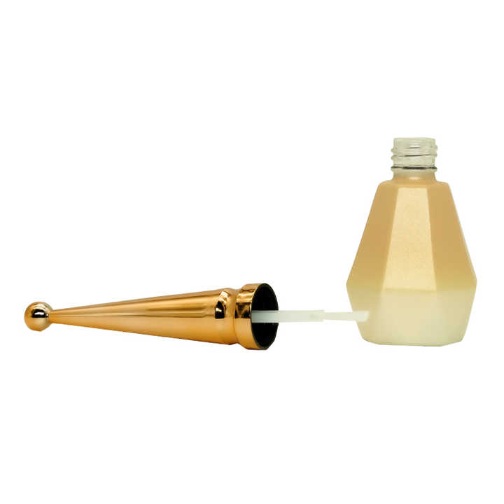 Wholesale Golden Printing Glass Nail Polish Bottle