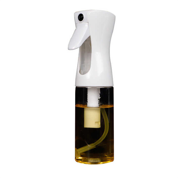 Reusable Transparent Packing Plastic Cooking Spray oil bottle for Barbecue