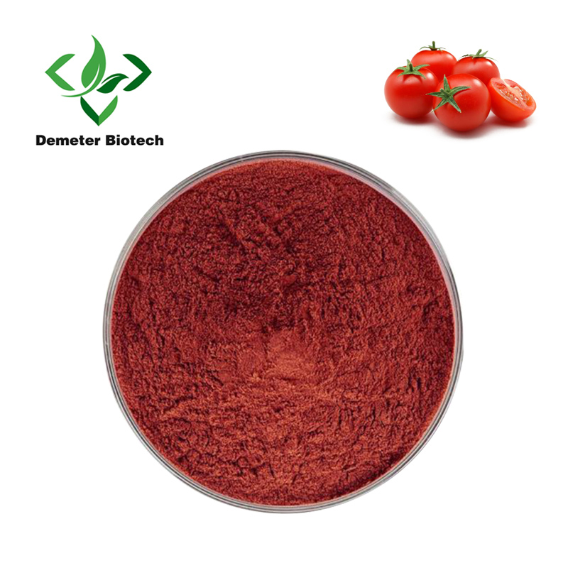 Cung cấp số lượng lớn tự nhiên Bột chiết xuất cà chua 5% 10% Lycopene
