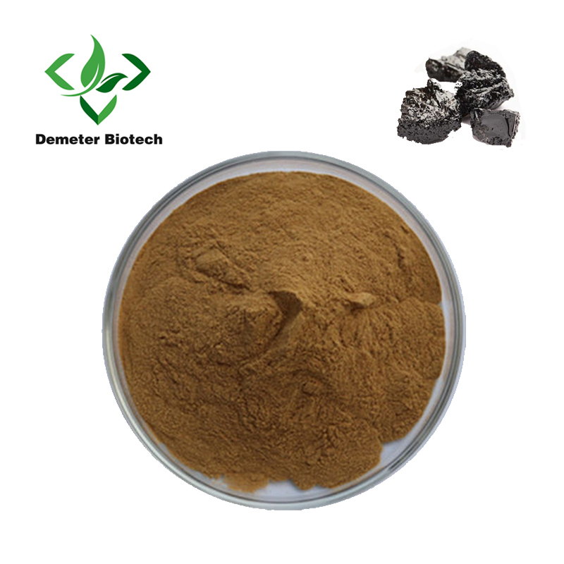 Food Grade 40% Fulvic Acid Black shilajit Extract Powder