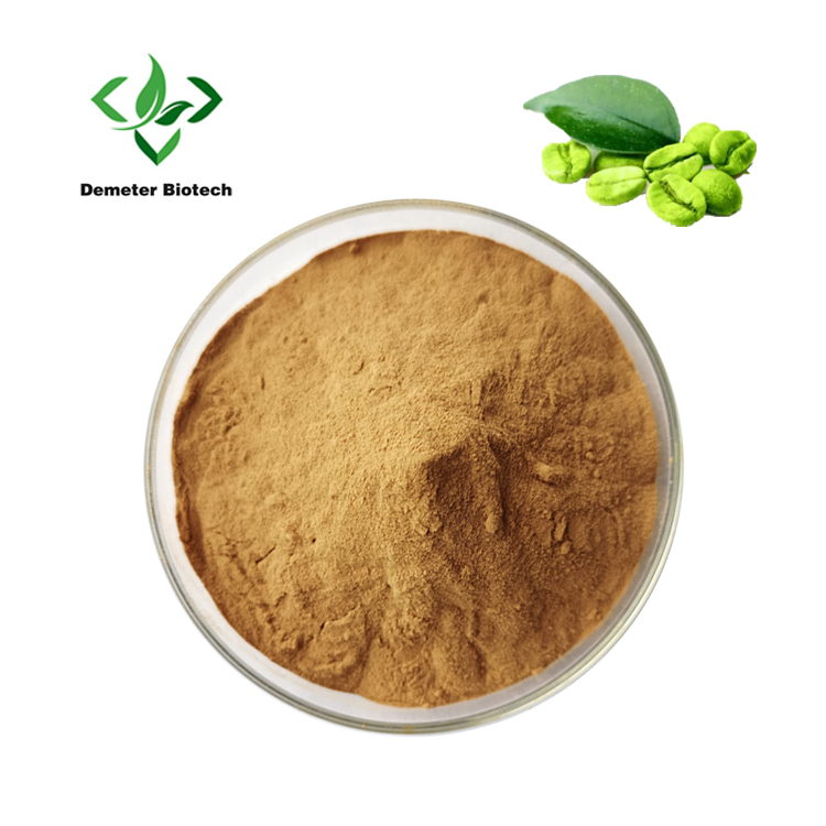 Pó verde do extrato do feijão de café do ácido clorogênico 60% da perda de peso de Natrual