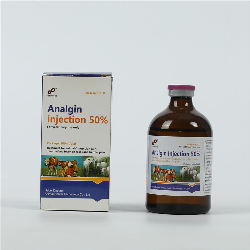 Factory wholesale 100ml Metamizole Injectable Solution - Analgin 30% injection – Depond