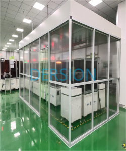 Customized Easy Installation Dust Free H13 H14 ISO Standard Modular Clean Room Booth For Laboratory