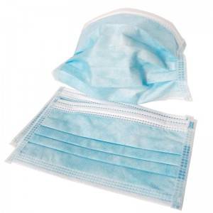 3 ply non-woven disposable filter protective face mask from china