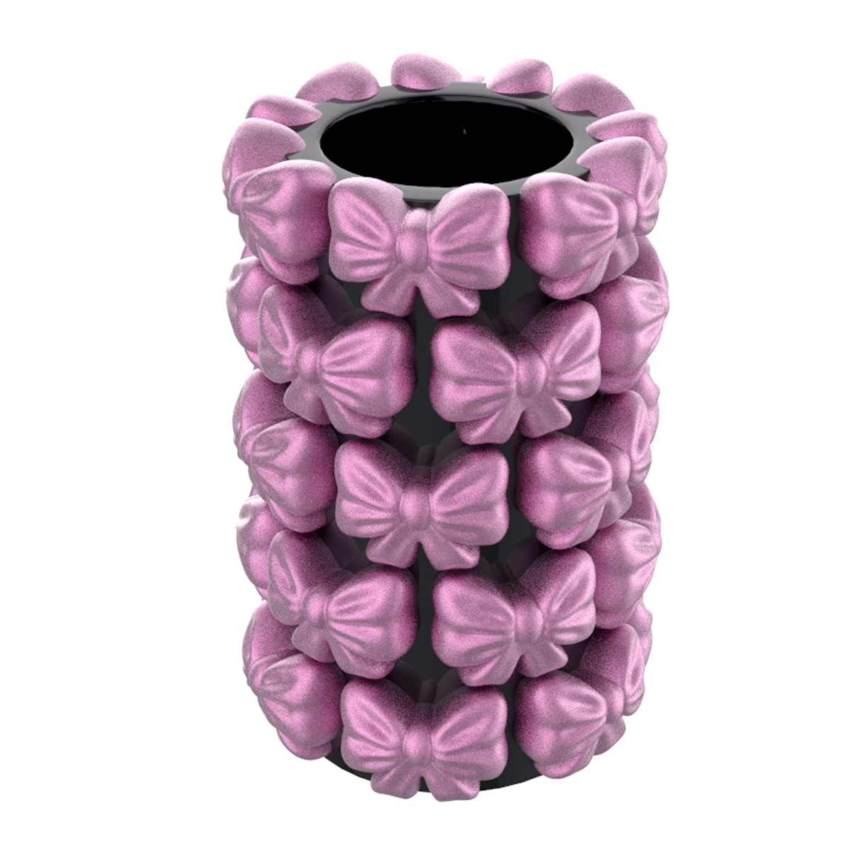 ceramic bowknot flower vase