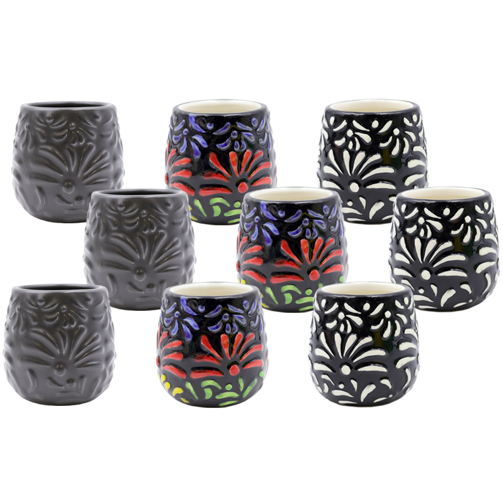 Ceramic Traditional Mexican Shot Glasses