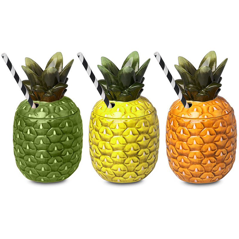 Keramyske Pineapple Cocktail Tiki Mug
