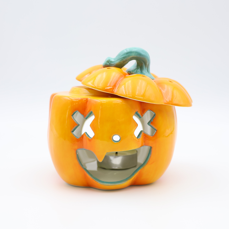 Ceramic Pumpkin Oil Burner Halloween
