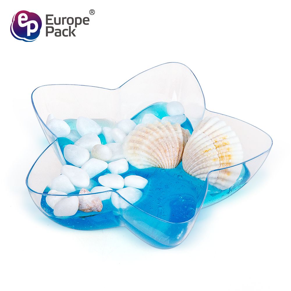 STAR SHAPE DISPOSABLE DISH – 78ml food grade material PS plastic plate excellent candy tray