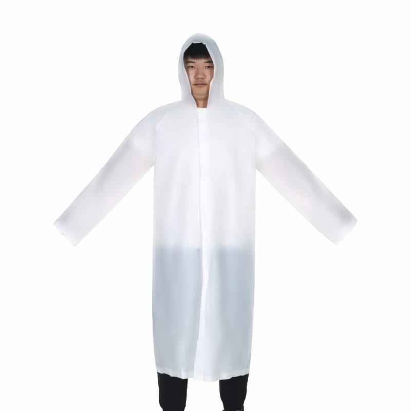 PEVA/PVC/PE Waterproof Raincoat Poncho Adults Men and Women
