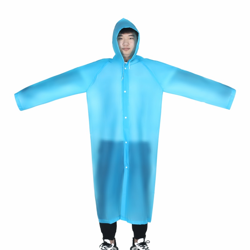 Promotional Customized fashion PEVA Reusable Raincoat Poncho
