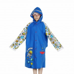 China Supplier Summer Beach Towel Hooded Poncho Rpet - New Style Fashion Wholesale Waterproof Cheap Kids Cartoon Lovely Children Raincoat  – De Body