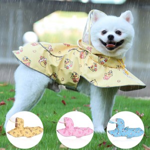 China New Product Rubberised Raincoat Suit - Windproof Pet Raincoat Clothes Dog Clothes Waterproof Breathable Dog Winter Jacket Coat  – De Body