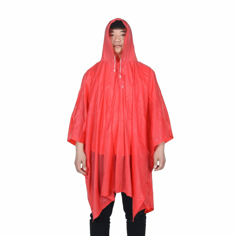 NEW DESIGN FASHION WATERPROOF ADULT RAIN PONCHO FOR OUTDOOR